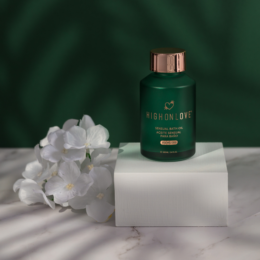 Sensual Bath Oil with CBD