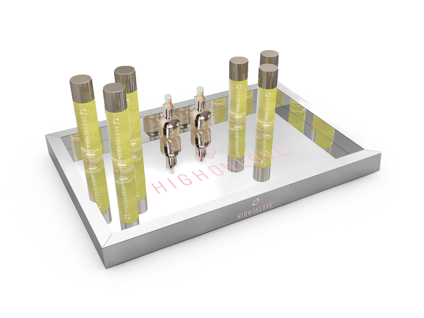 Mirrored Acrylic Tray