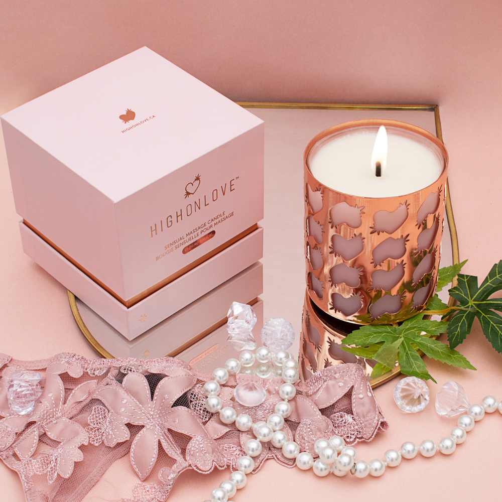 Sensual Massage Candle Rose Bud