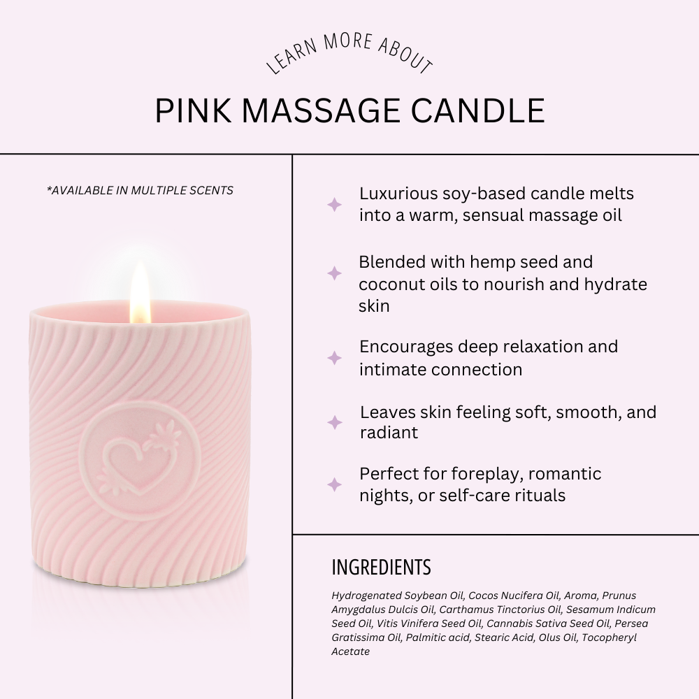 Pink Massage Candle