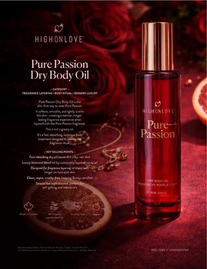 Pure Passion Dry Body Oil