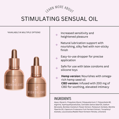 Stimulating Sensual Oil